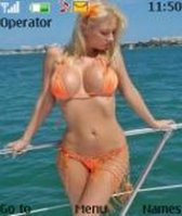 game pic for Orange Bikini